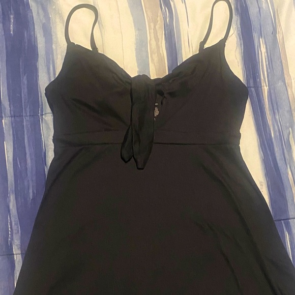 Kohl's Dresses Kohls Black Tie Mini Dress Poshmark